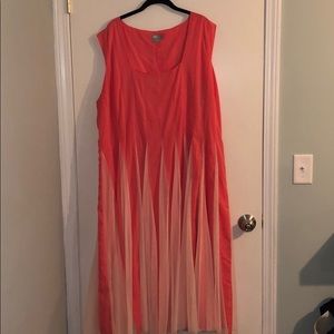 ASOS peach/pink dress